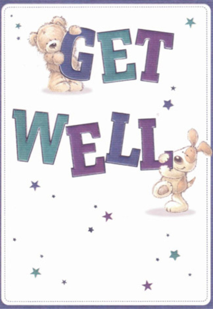 Like a loving note slipping across the threshold of a Hatton cottage, this get well card is a celebration of comfort and encouragement. Two adorable companions-a velvety brown bear with gentle, rounded features and a lively, downy-eared pup-bring innocent charm to the design. Swirling around them, playful stars in indigo and turquoise tones evoke midnight wishes above Hatton's gardens, while bold, hand-painted letters in purples and aquas spell a message of healing. The texture of the illustrated fur is remarkably soft, almost tangible, wrapping the words with the warmth and tenderness one finds in a well-chosen bouquet from our local shop. The background is a clean white, infusing every detail with a sense of clarity and hope seen in fresh morning light. As a florist, I recognize the artistry in balancing colours, composition, and mood, just as with arranging blooms for someone in need of a little brightness. This card, thoughtfully crafted, is as genuine and uplifting as a friendly neighbour's smile or a Hatton Florist delivery of fresh blooms to a loved one recovering at home.